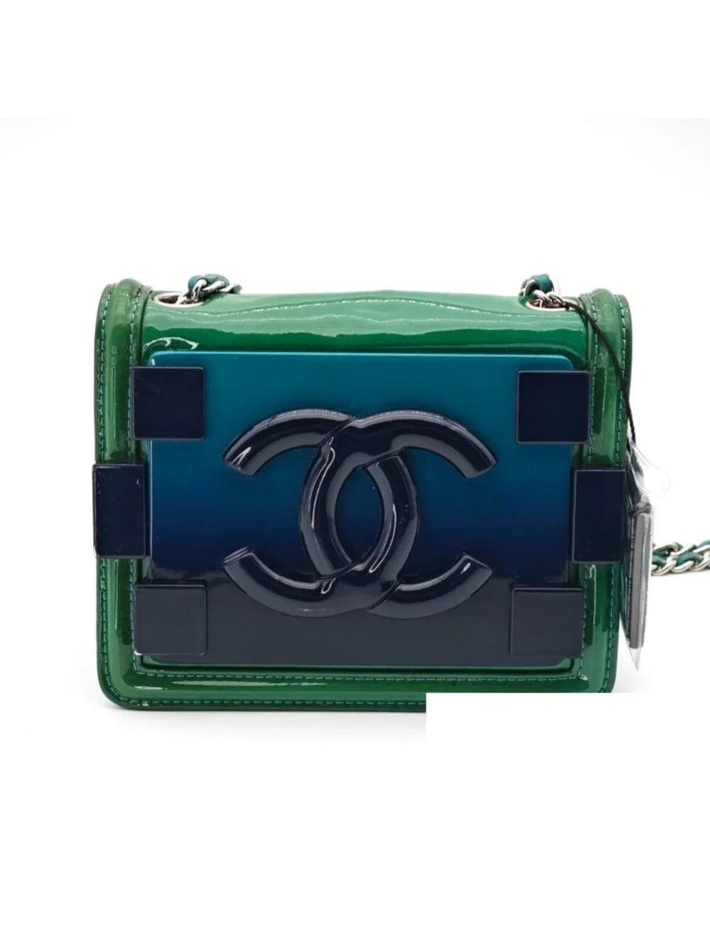 Chanel Patent Leather Shoulder Bag Chain